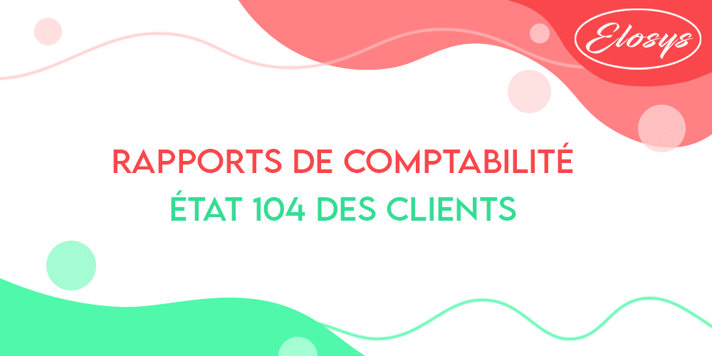 Rapport Compta - État 104 - Algérie